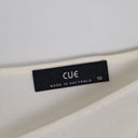 Second-Hand - Cue Pearl Tie Front Sleeveless Top Size 10 - SwapUp