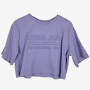 Second-Hand - Lorna Jane Lilac Essentials Cropped Athletic T-shirt Size S - SwapUp