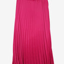 Second-Hand - Decjuba Hibiscus Pink Pleated Midi Skirt Size 10 - SwapUp