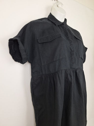 Second-Hand - Decjuba Everyday Linen Pocket Mini Dress Size M - SwapUp