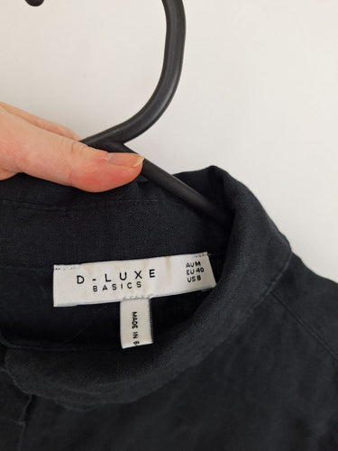Second-Hand - Decjuba Everyday Linen Pocket Mini Dress Size M - SwapUp
