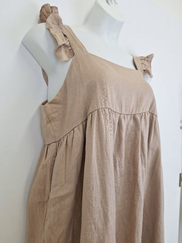 Second-Hand - Lunar Fox Summer Days Hazelnut Camilla Mini Dress Size 14 - SwapUp
