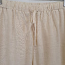 Second-Hand - Liberty Rose Natural Elevated Linen Blend Pants Size 14 - SwapUp