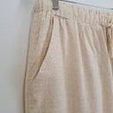 Second-Hand - Liberty Rose Natural Elevated Linen Blend Pants Size 14 - SwapUp