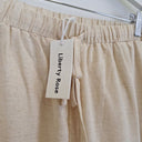 Second-Hand - Liberty Rose Natural Elevated Linen Blend Pants Size 14 - SwapUp