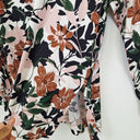 Second-Hand - Trenery Floral Overlay Contrast Stitching Blouse Size XXL - SwapUp