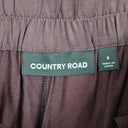 Second-Hand - Country Road Elevated Soft Eggplant Staright Leg Pants Size 8 - SwapUp