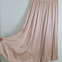 Second-Hand - DONNA DONNA Blush Chiffon Flowy Skirt Size S/M - SwapUp
