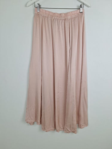Second-Hand - DONNA DONNA Blush Chiffon Flowy Skirt Size S/M - SwapUp