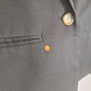 Second-Hand - David Lawrence Preppy Black Cropped Blazer Size 10 - SwapUp