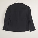 Second-Hand - David Lawrence Preppy Black Cropped Blazer Size 10 - SwapUp