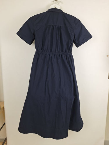 Second-Hand - Country Road Night Sky Utility Style Cinched Waist Midi Dress Size 6 - SwapUp