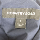 Second-Hand - Country Road Night Sky Utility Style Cinched Waist Midi Dress Size 6 - SwapUp
