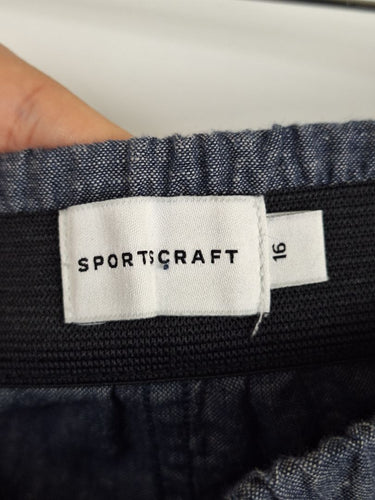 Second-Hand - Sportscraft Laid Back Denim Look Cropped Pants Size 16 - SwapUp