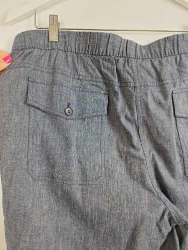 Second-Hand - Sportscraft Laid Back Denim Look Cropped Pants Size 16 - SwapUp