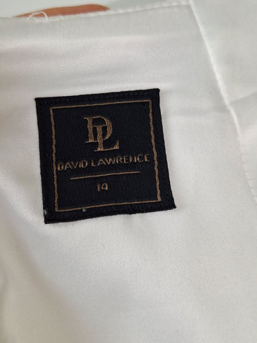 Second-Hand - David Lawrence Classic Linen Shift Mini Dress Size 14 - SwapUp