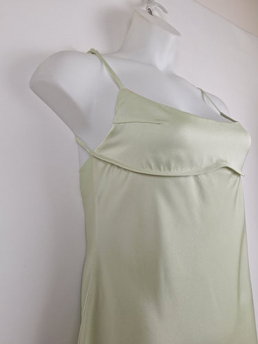 Second-Hand - DISSH Pistachio Cream Slip Mini Dress Size 12 - SwapUp