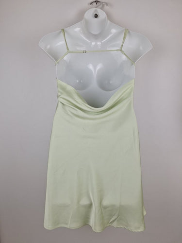 Second-Hand - DISSH Pistachio Cream Slip Mini Dress Size 12 - SwapUp