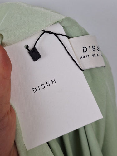 Second-Hand - DISSH Pistachio Cream Slip Mini Dress Size 12 - SwapUp