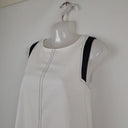 Second-Hand - Assorted Brands Clean Contrast Stitch Shift Mini Dress Size M - SwapUp