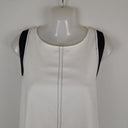 Second-Hand - Assorted Brands Clean Contrast Stitch Shift Mini Dress Size M - SwapUp