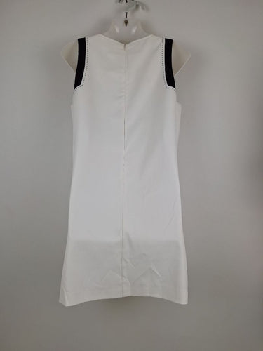 Second-Hand - Assorted Brands Clean Contrast Stitch Shift Mini Dress Size M - SwapUp