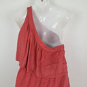 Second-Hand - St. Frock Raspberry Asymmetrical Tiered Maxi Dress Size 14 - SwapUp