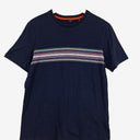 Second-Hand - Ted Baker Navy Vintage Stripe T-shirt Size 10 - SwapUp