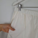 Second-Hand - Fine Day Sophisticated Milk Poplin Pants Size M - SwapUp