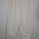 Second-Hand - Fine Day Sophisticated Milk Poplin Pants Size M - SwapUp