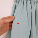 Second-Hand - Fine Day Sky Blue Smocked Waist Maxi Skirt Size S - SwapUp