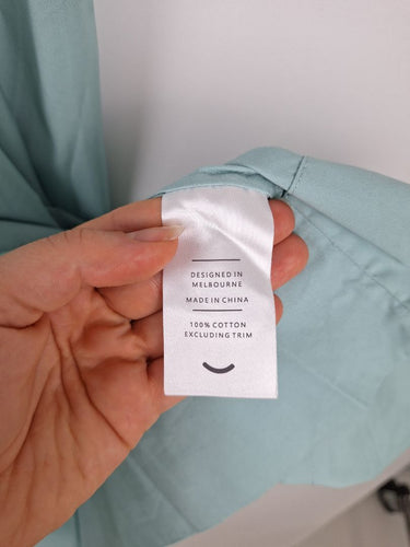 Second-Hand - Fine Day Sky Blue Smocked Waist Maxi Skirt Size S - SwapUp