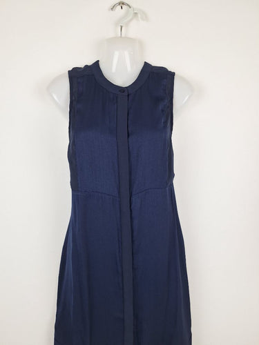 Second-Hand - Witchery Everyday Breezy Deep Blue Sleeveless Dress Size 12 - SwapUp