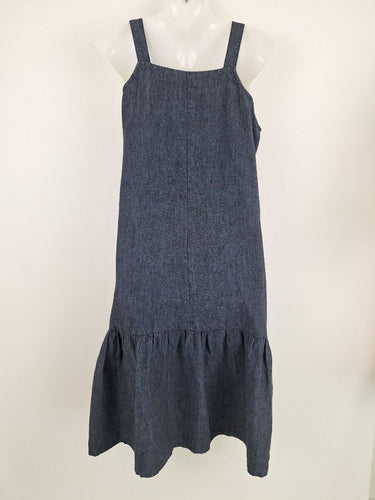 Second-Hand - Eva's Sunday Relaxed Linen Shift Dress Size XS - SwapUp