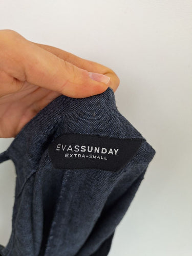 Second-Hand - Eva's Sunday Relaxed Linen Shift Dress Size XS - SwapUp
