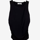 Second-Hand - Dharma Bums Ruched Onyx Casual Top Size XS - SwapUp