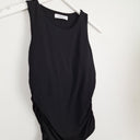Second-Hand - Dharma Bums Ruched Onyx Casual Top Size XS - SwapUp