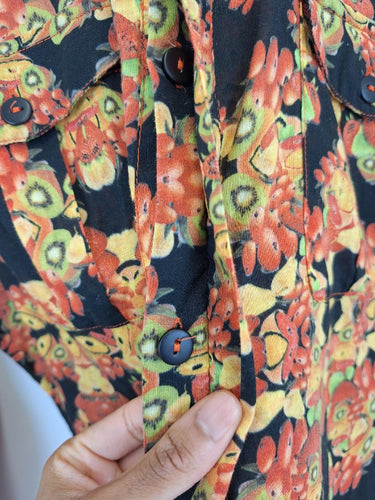 Second-Hand - Tigerlily Psychedelic Fruit Bowl Shirt Size 10 - SwapUp