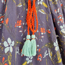 Second-Hand - Lulalife Navy Bohemian Floral Top Size S - SwapUp