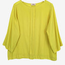 Second-Hand - Mela Purdie Fluro Front Box Pleat Blouse Size 10 - SwapUp