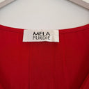 Second-Hand - Mela Purdie Scarlett Ruffle Drape Half Sleeve Top Size 10 - SwapUp