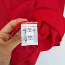 Second-Hand - Mela Purdie Scarlett Ruffle Drape Half Sleeve Top Size 10 - SwapUp