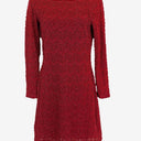 Second-Hand - Bisou-Bisou Vintage Textured Boat Neck Romance Dress Size 8 - SwapUp