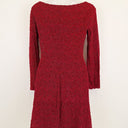 Second-Hand - Bisou-Bisou Vintage Textured Boat Neck Romance Dress Size 8 - SwapUp