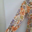 Second-Hand - Kivari Plunge Neck Pastel Floral Mini Dress Size XS - SwapUp