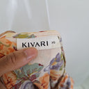 Second-Hand - Kivari Plunge Neck Pastel Floral Mini Dress Size XS - SwapUp
