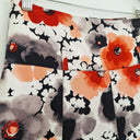 Second-Hand - Monsoon Vintage Inky Poppy Panelled Midi Skirt Size 10 - SwapUp