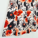 Second-Hand - Monsoon Vintage Inky Poppy Panelled Midi Skirt Size 10 - SwapUp