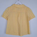 Second-Hand - Princess Highway Sorbet Peter Pan Collar Grid Blouse Size 6 - SwapUp