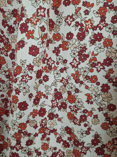 Second-Hand - Country Road Pretty Light Cotton Floral Top Size 6 - SwapUp